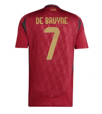 Belgien Kevin De Bruyne #7 Replika Hjemmebanetrøje EM 2024 Kortærmet